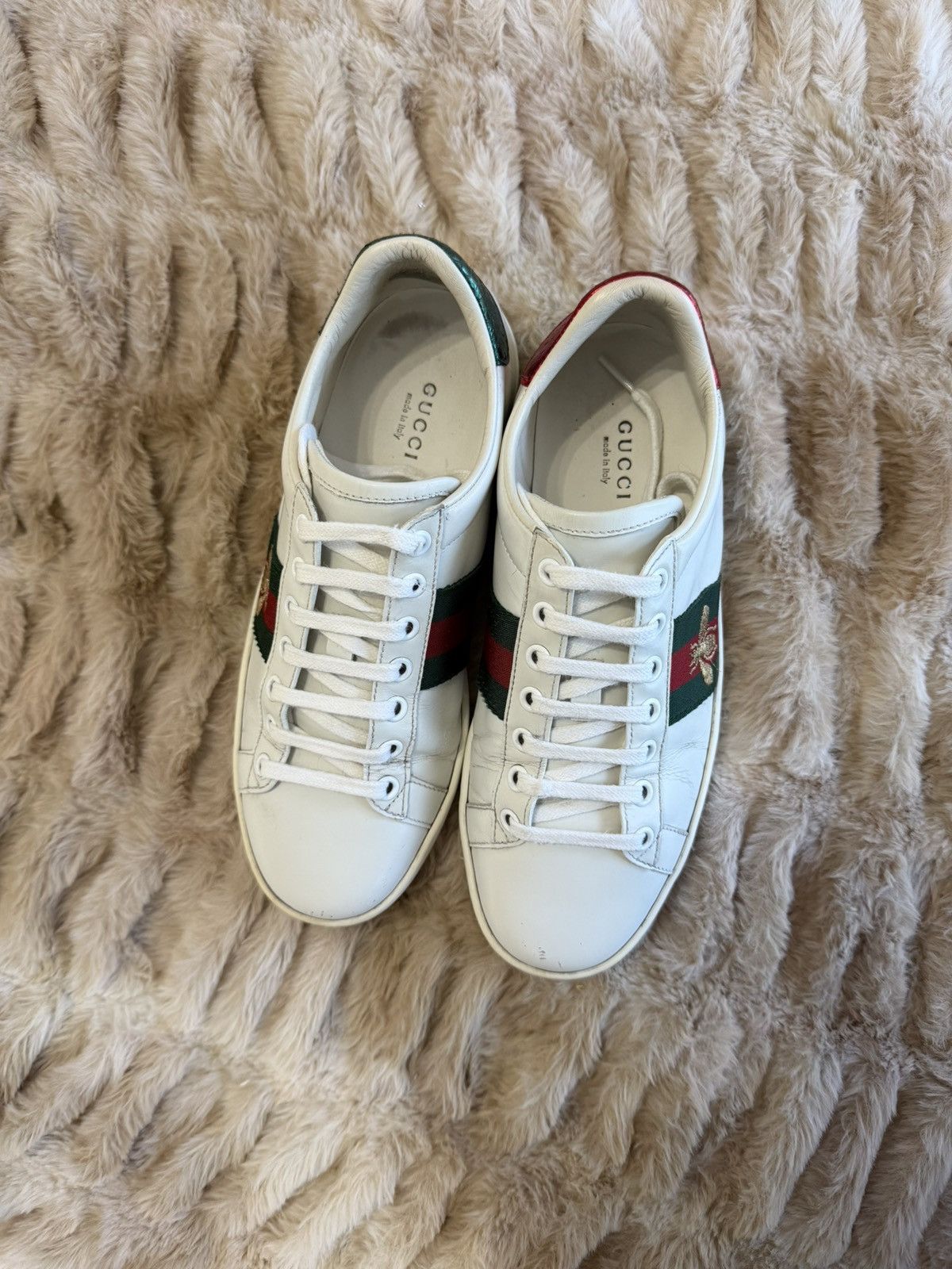 Gucci Women's Gucci Ace sneaker with bee Size US 6 / IT 36 - 6 Thumbnail