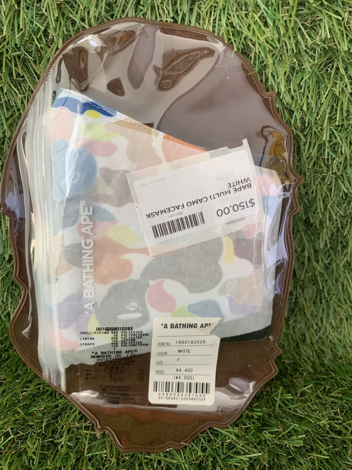 Bape Bape Face Masks Multi Camo "White" Size ONE SIZE - 3 Thumbnail