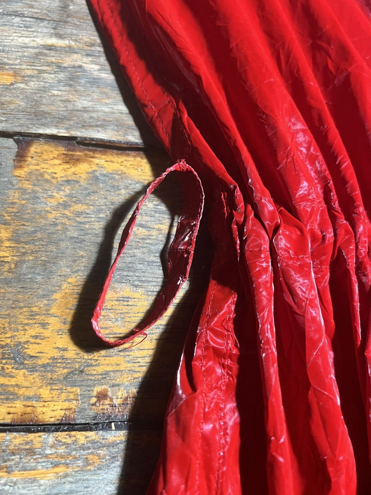 Mugler Belted Glossy Red Trench Coat Size XS / US 0-2 / IT 36-38 - 19 Thumbnail