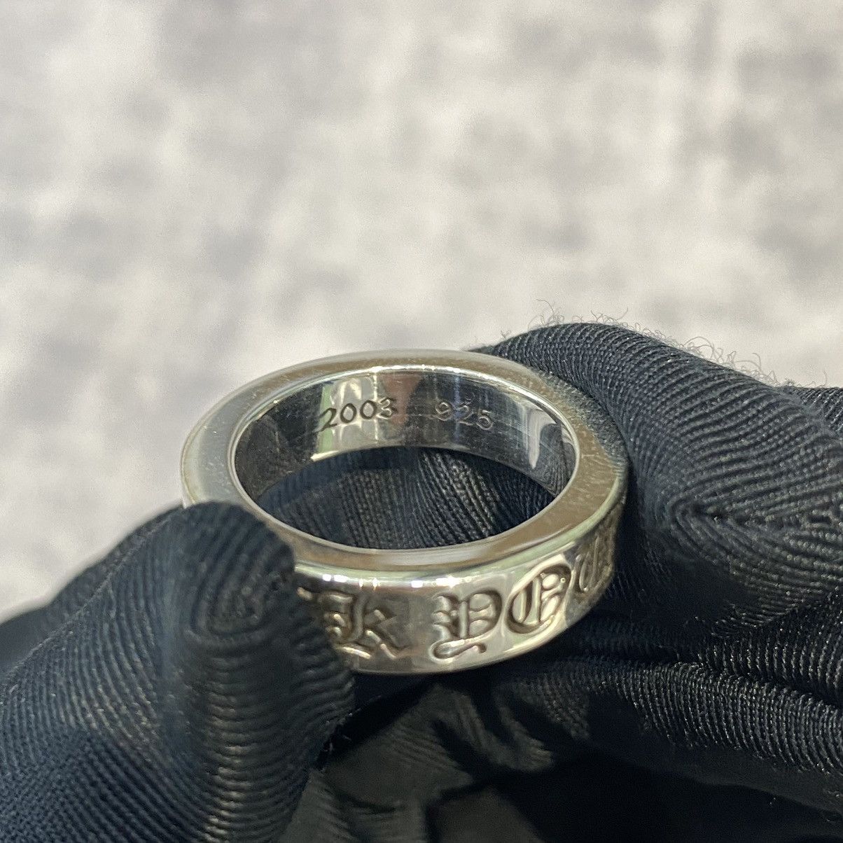 Chrome Hearts Chrome Hearts FUCK YOU 6MM Space Ring silver Size ONE SIZE - 10 Thumbnail