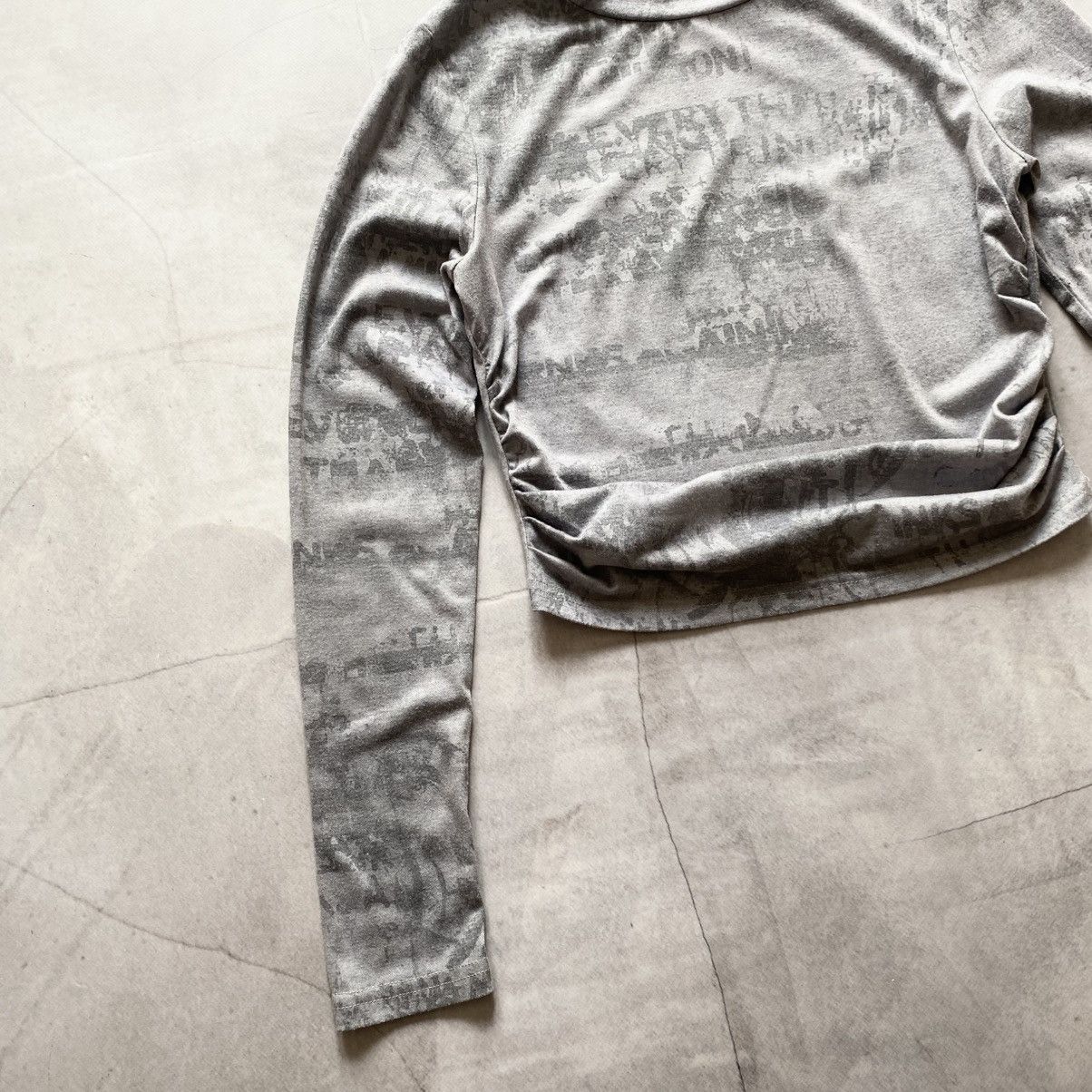 Hysteric Glamour × If Six Was Nine × Japanese Brand Poem Hysteric Glamour Style Cropped Long Sleeve T-Shirt Size S / US 4 / IT 40 - 4 Thumbnail