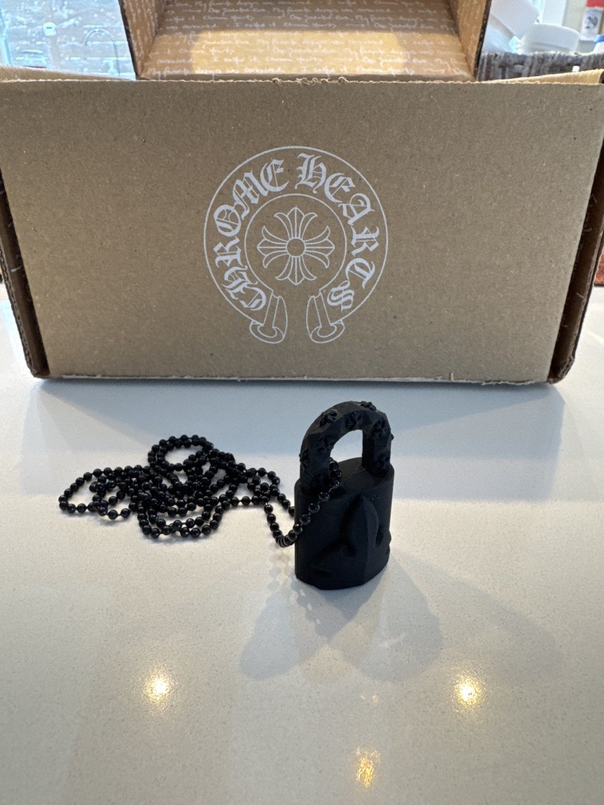 Chrome Hearts Chrome Hearts Black Locket Necklace Size ONE SIZE - 3 Thumbnail