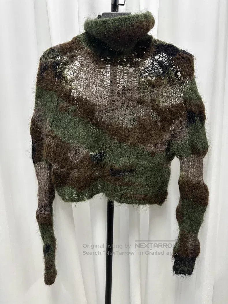Junya Watanabe Junya Watanabe Camouflage Sweater Size US S / EU 44-46 / 1 - 1 Thumbnail