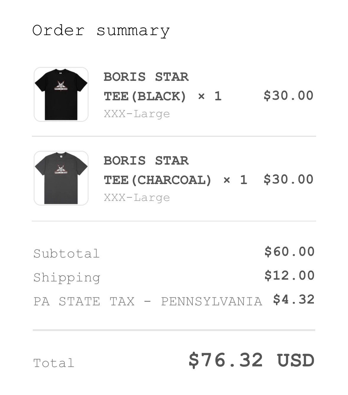Fuck The Population SIZE 3XL FTP Boris Star Tee (Black) Size US XXL / EU 58 / 5 - 4 Thumbnail