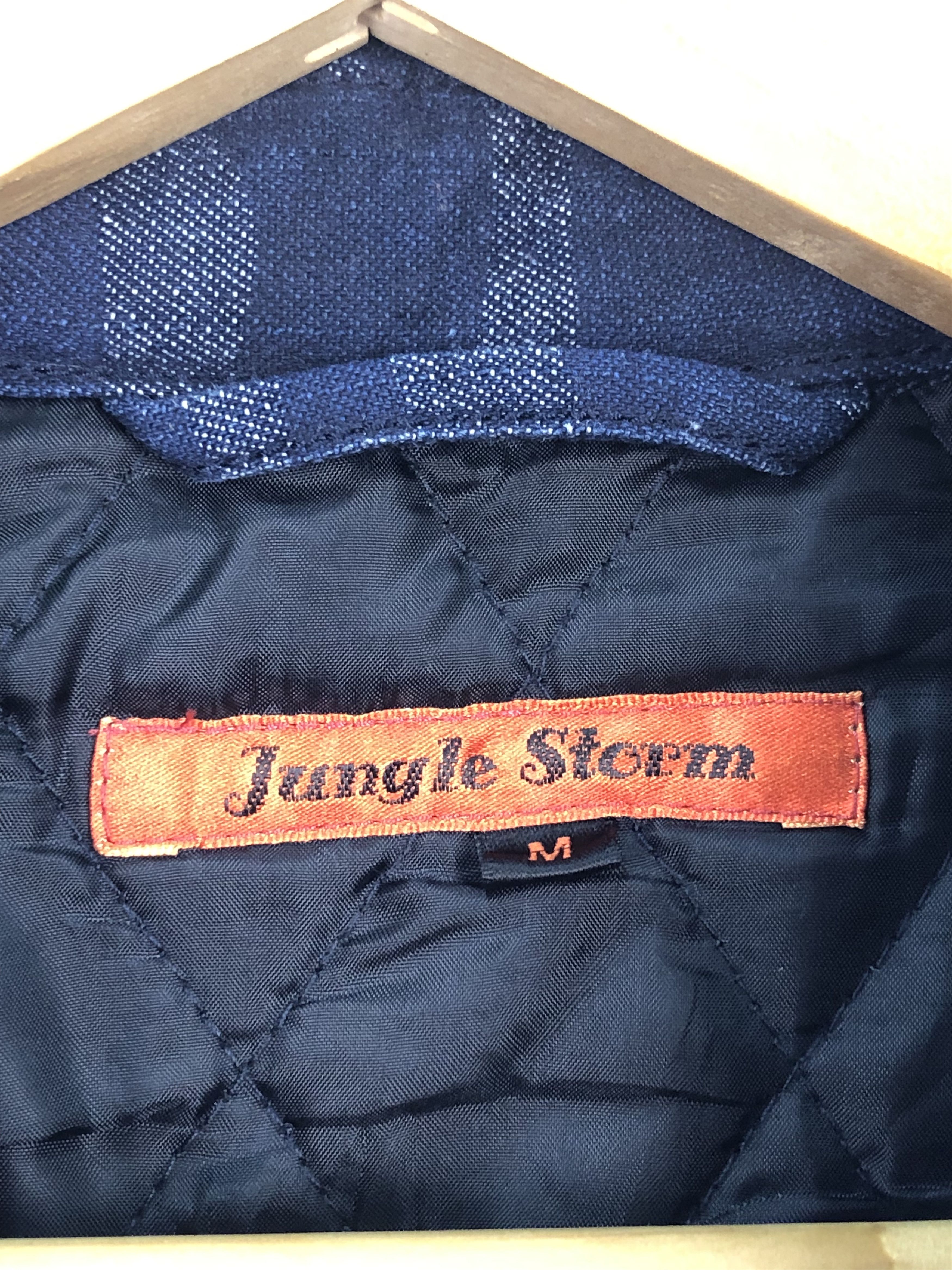 Vintage Vintage Jungle Storm Denim Jacket Designer J0106 Size US M / EU 48-50 / 2 - 5 Thumbnail