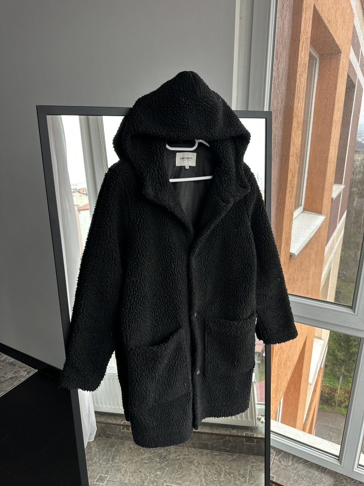 Carhartt Carhartt WIP Sherpa Fleece Hooded Coat Jacket Sz S Size US S / EU 44-46 / 1 - 1 Thumbnail