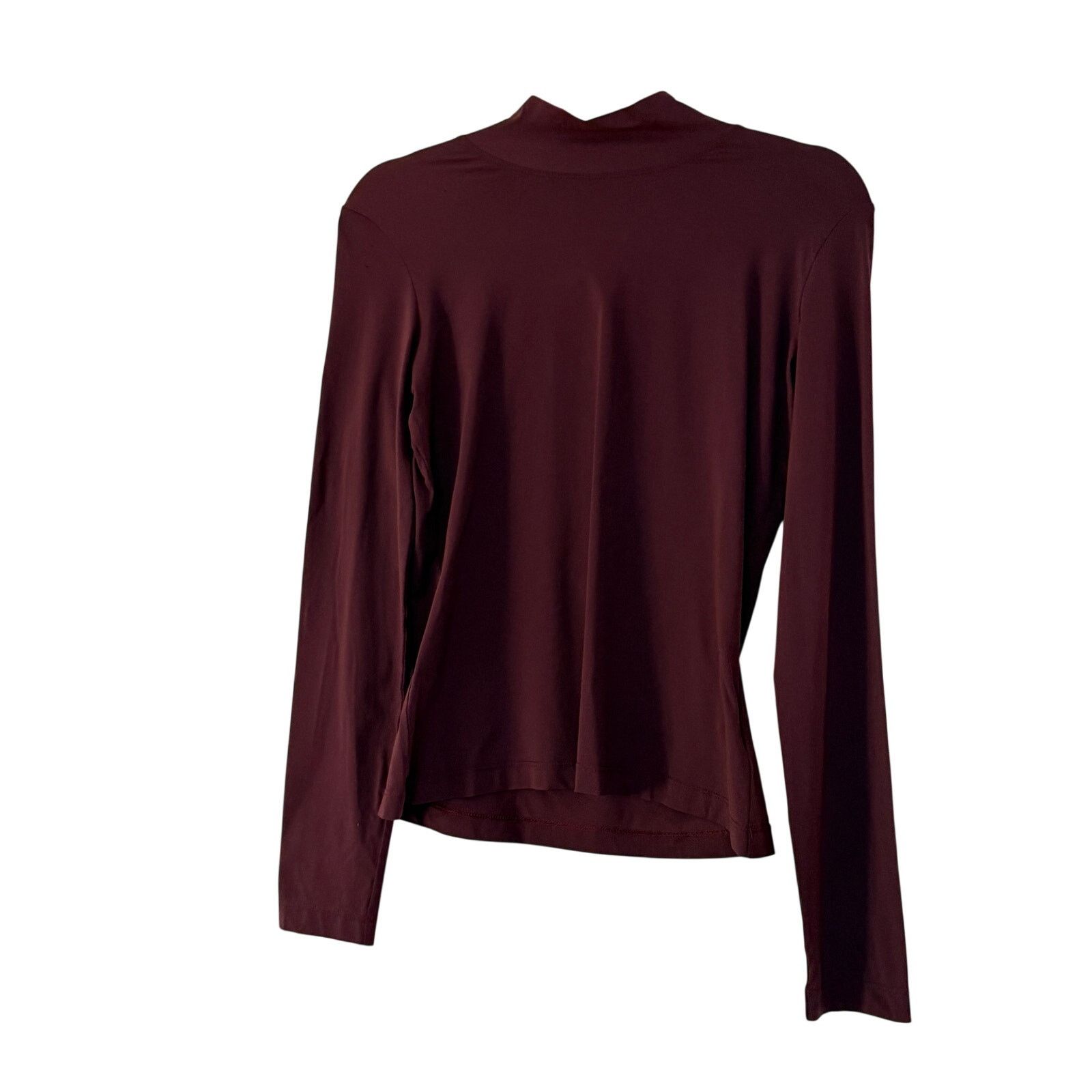 St. John Burgundy Turtleneck