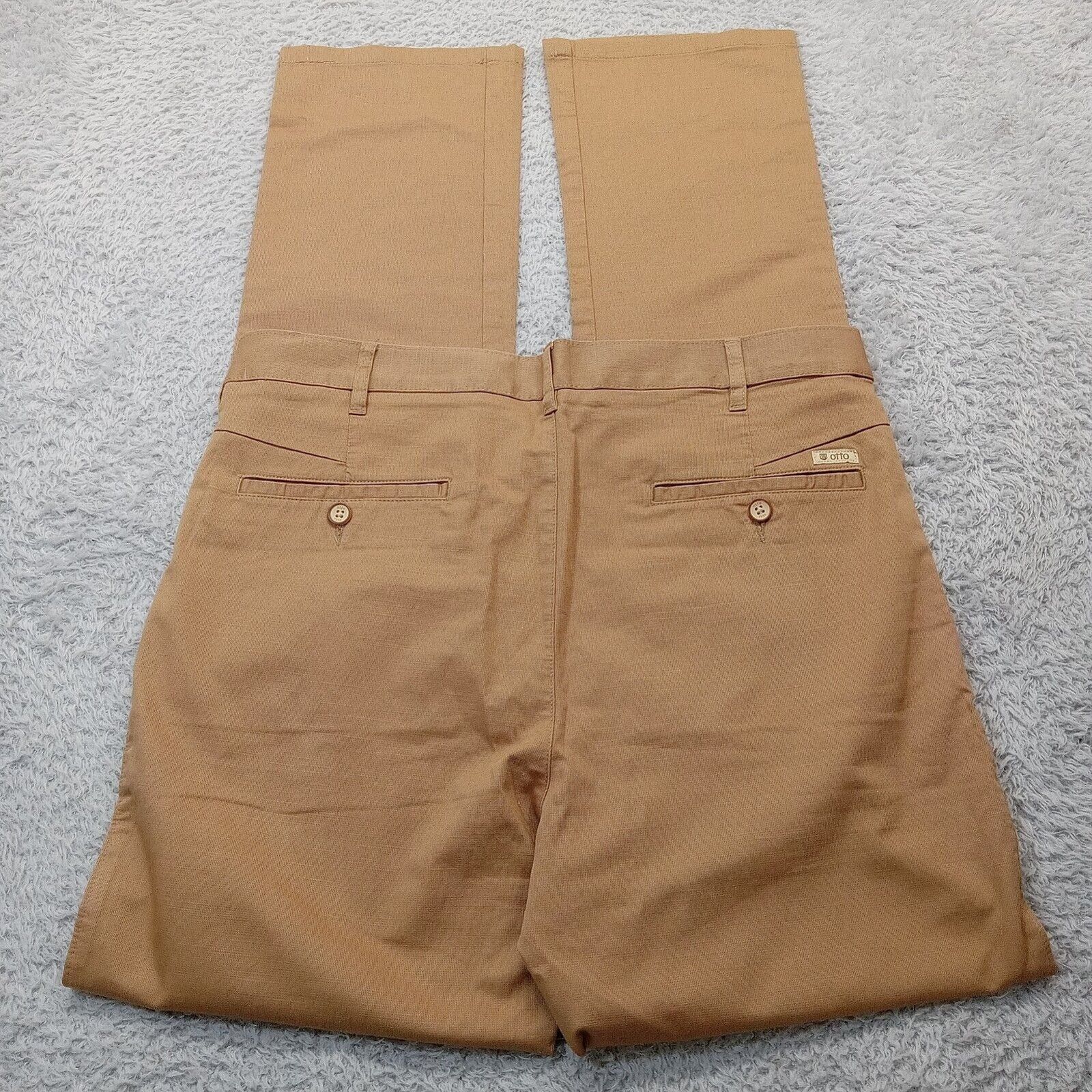 Otto Otto Pants 36 X 34 Men Casual Trouser Smart Fit Brown Denim Size US 36 / EU 52 - 3 Thumbnail