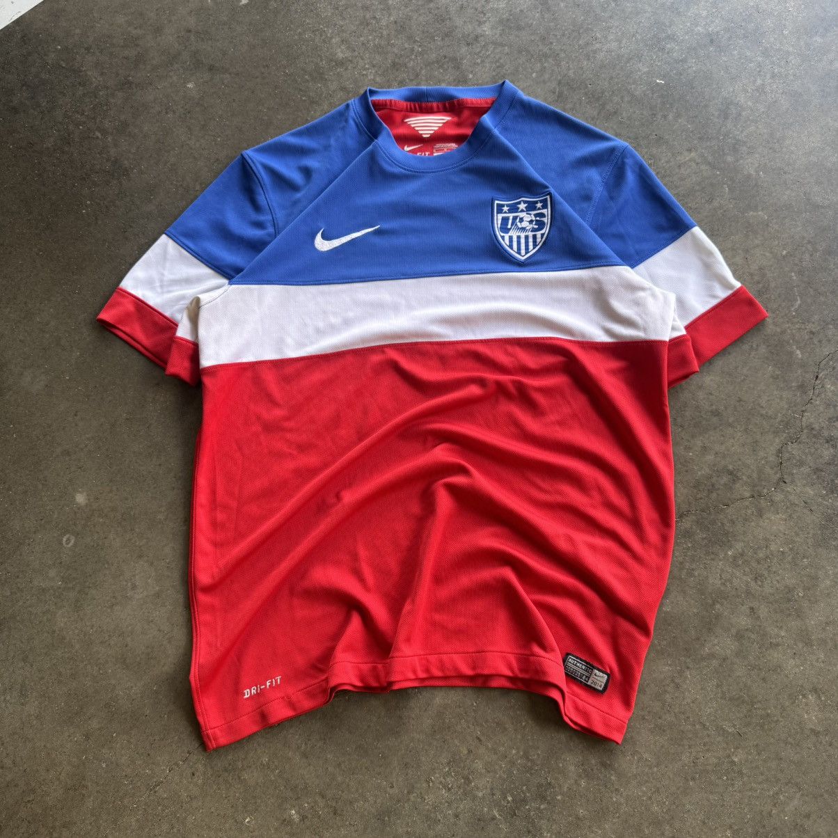 Nike Nike USA Soccer Jersey 2014 Size US M / EU 48-50 / 2 - 1 Thumbnail