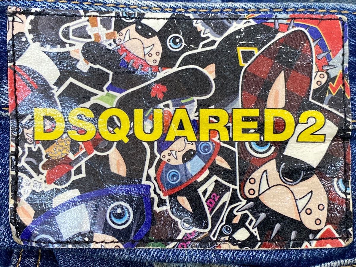 Dsquared2 Dsquared2 Distressed Paint-Splatter Style Twist Leg Jeans Size US 30 / EU 46 - 12 Thumbnail