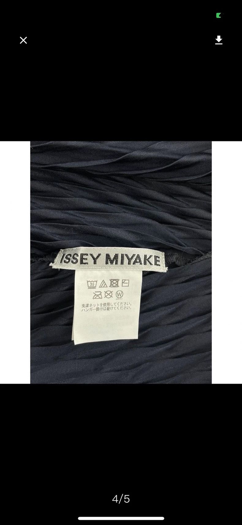 Issey Miyake Issey Miyake Blue pleated skirt Size M / US 6-8 / IT 42-44 - 4 Thumbnail