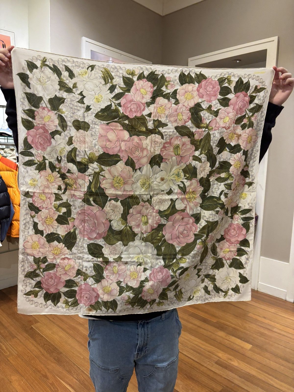 Chanel Chanel Floral Headscarf Size ONE SIZE - 1 Thumbnail