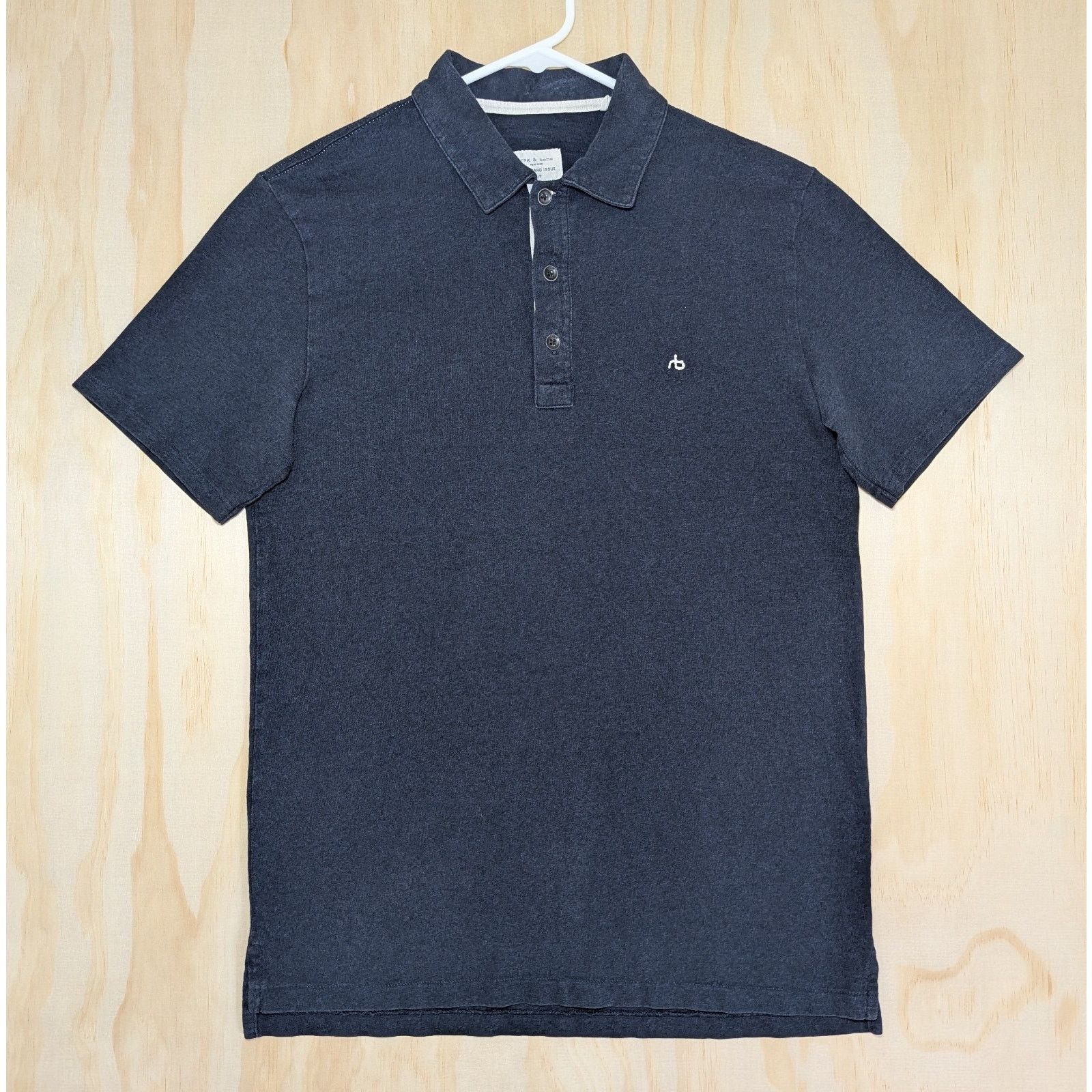 Rag & Bone Rag Bone Men's Small Polo Shirt Standard Issue Short Sleeve Size US S / EU 44-46 / 1 - 1 Thumbnail