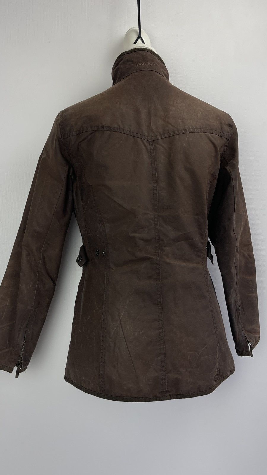 Barbour × Vintage Barbour Brown Wax Ladies Utility Jacket Size S / US 4 / IT 40 - 6 Thumbnail