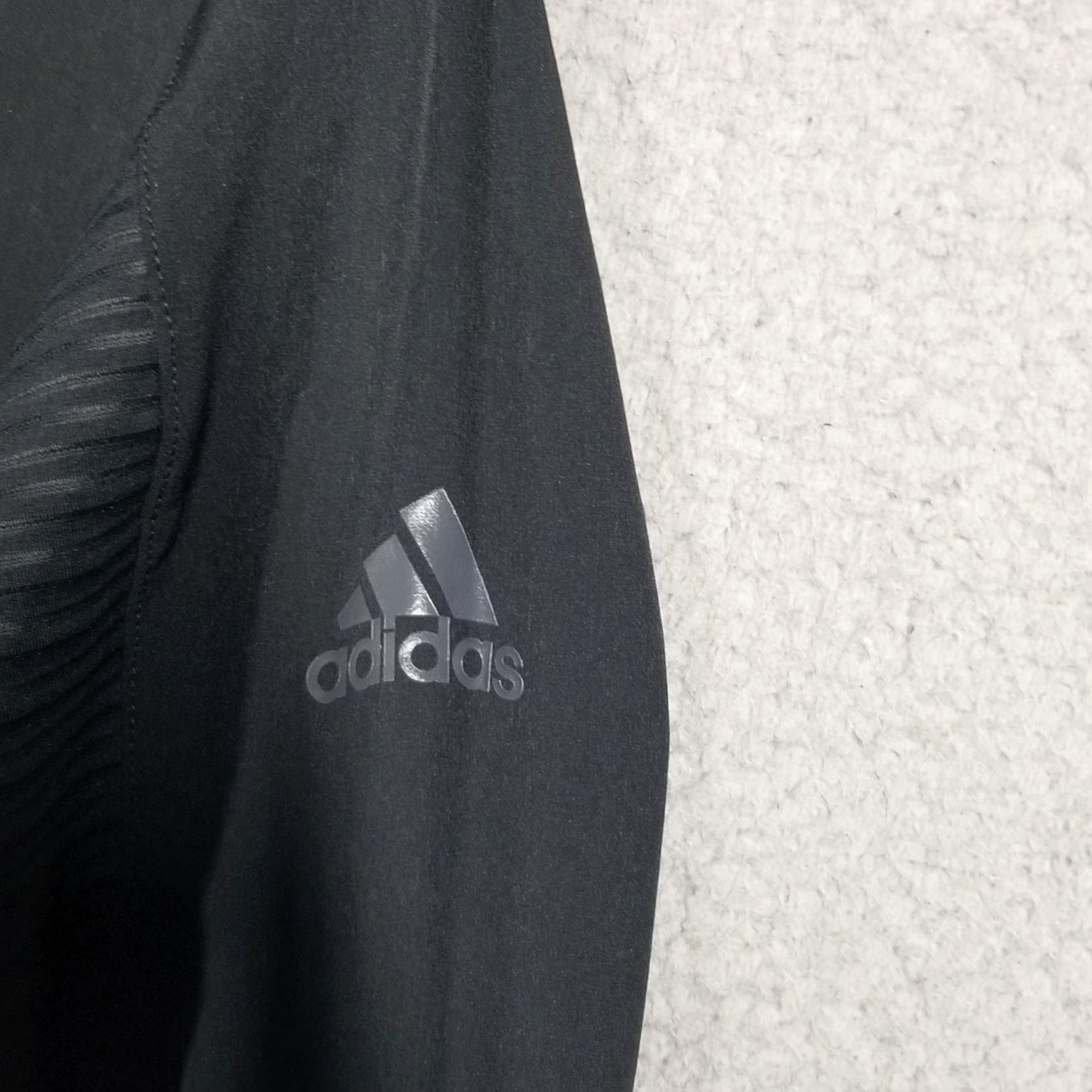 Adidas Adidas Jacket Mens M Black COLD.RDY Hooded Softshell Full Zip Running Pockets Size US M / EU 48-50 / 2 - 2 Thumbnail