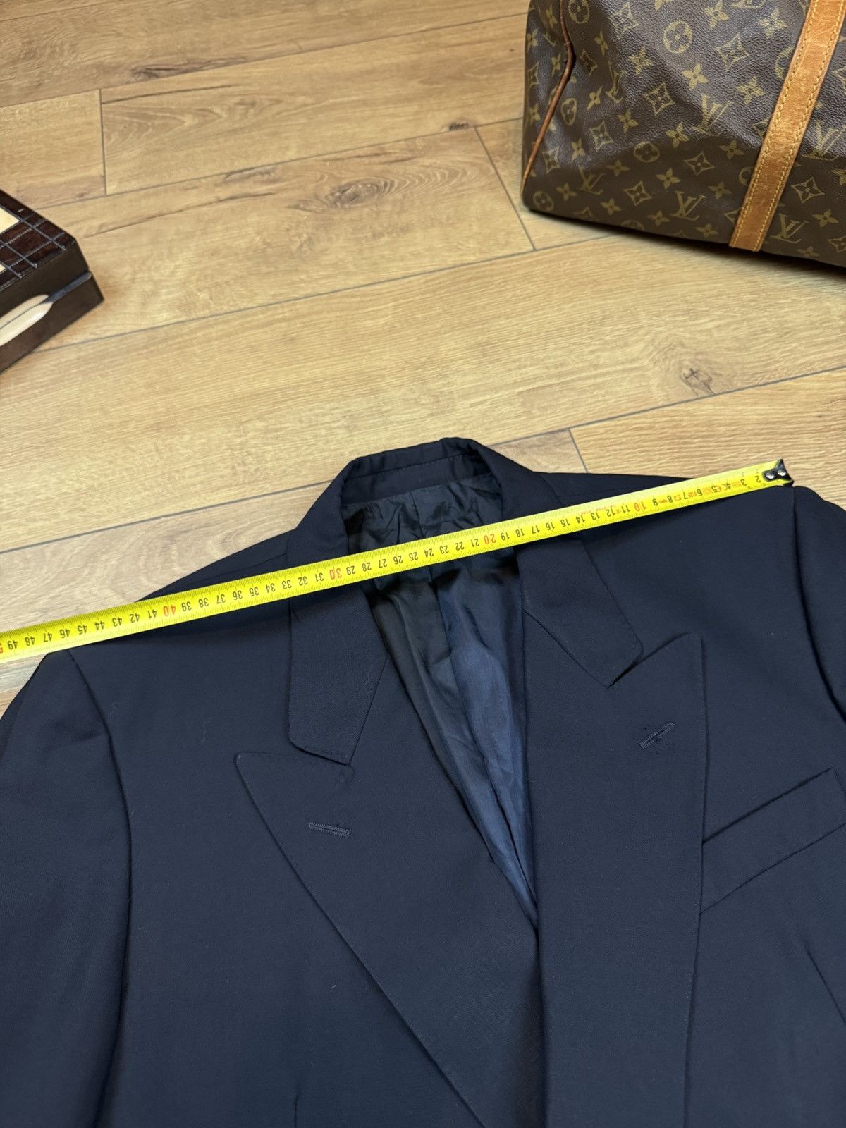 Yves Saint Laurent Vintage wool blazer Yves Saint Laurent original luxury item Size 48L - 7 Thumbnail