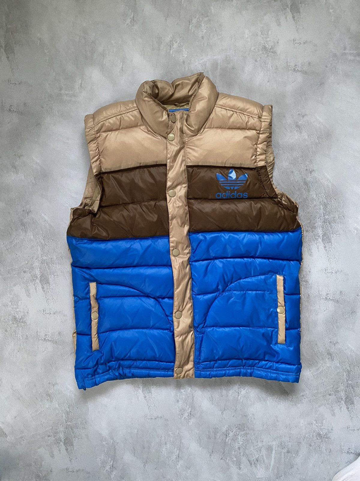 Adidas Vintage Adidas Mega Puffer Vest Size US L / EU 52-54 / 3 - 1 Thumbnail