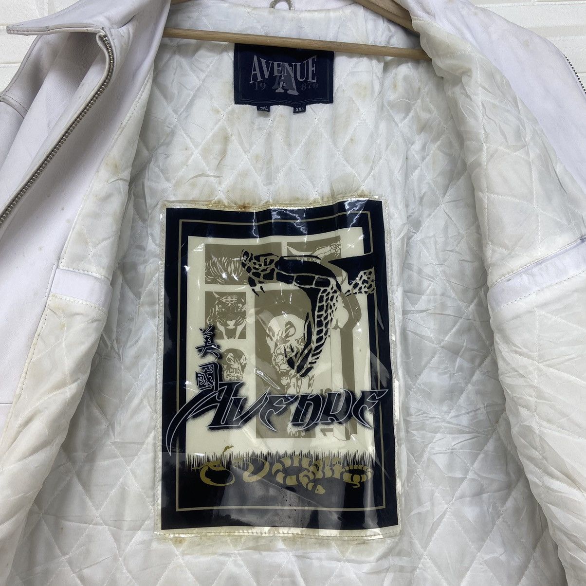 Japanese Brand Japanese Traditional Avenue Tiger X Snake Leather Jacket Size US XL / EU 56 / 4 - 19 Thumbnail