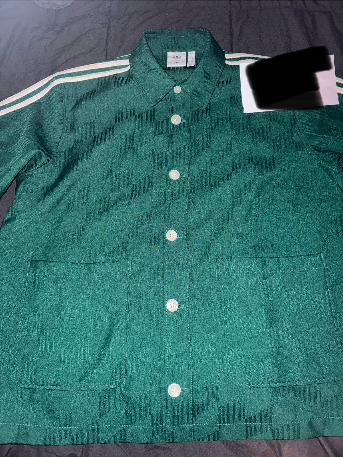 Adidas × Kith Kith x Adidas Jacquard Overshirt Size US L / EU 52-54 / 3 - 1 Thumbnail