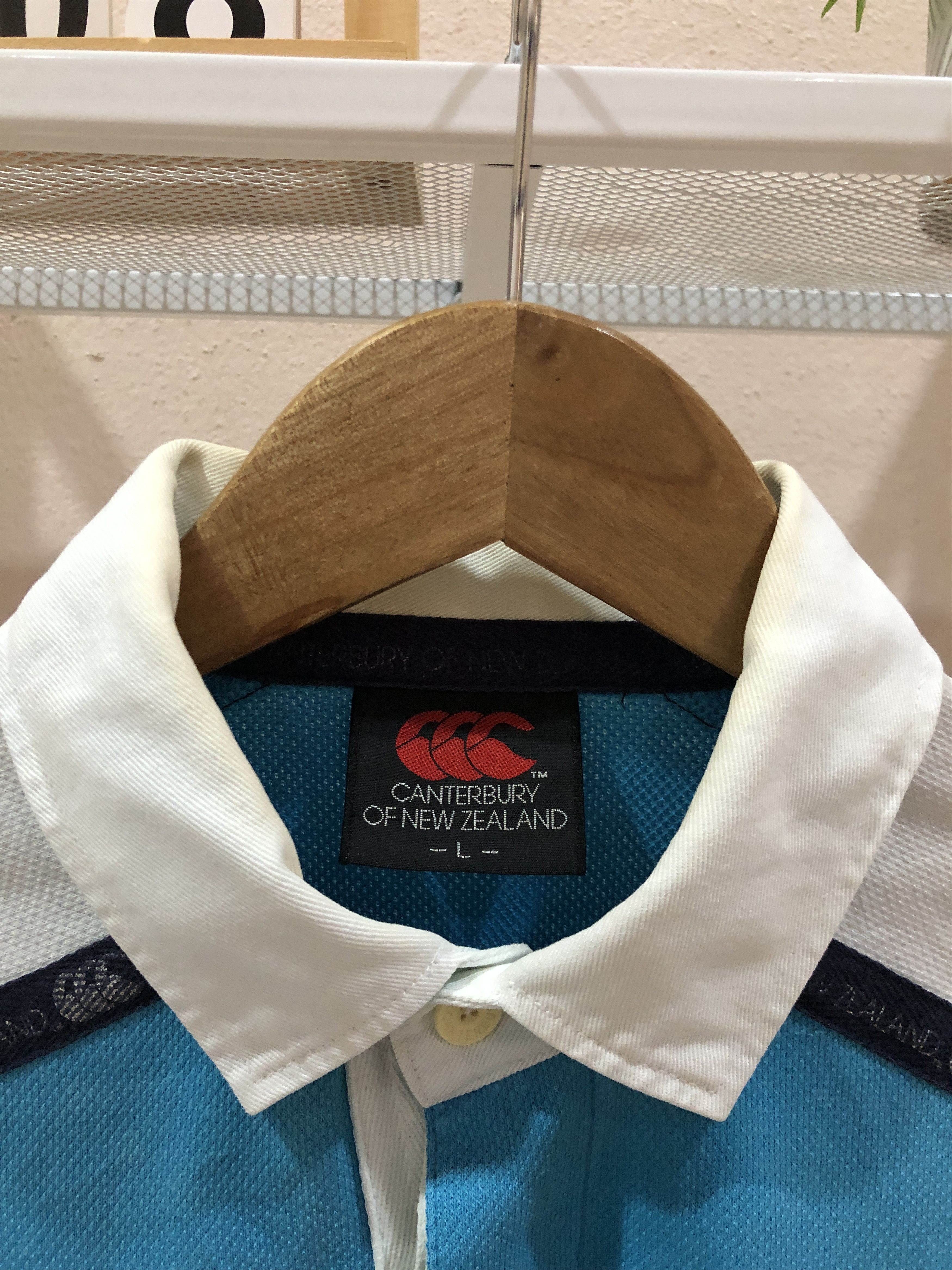 Canterbury of New Zealand Vintage Canterbury Embroidery Logo Polo Jersey Size US L / EU 52-54 / 3 - 6 Thumbnail