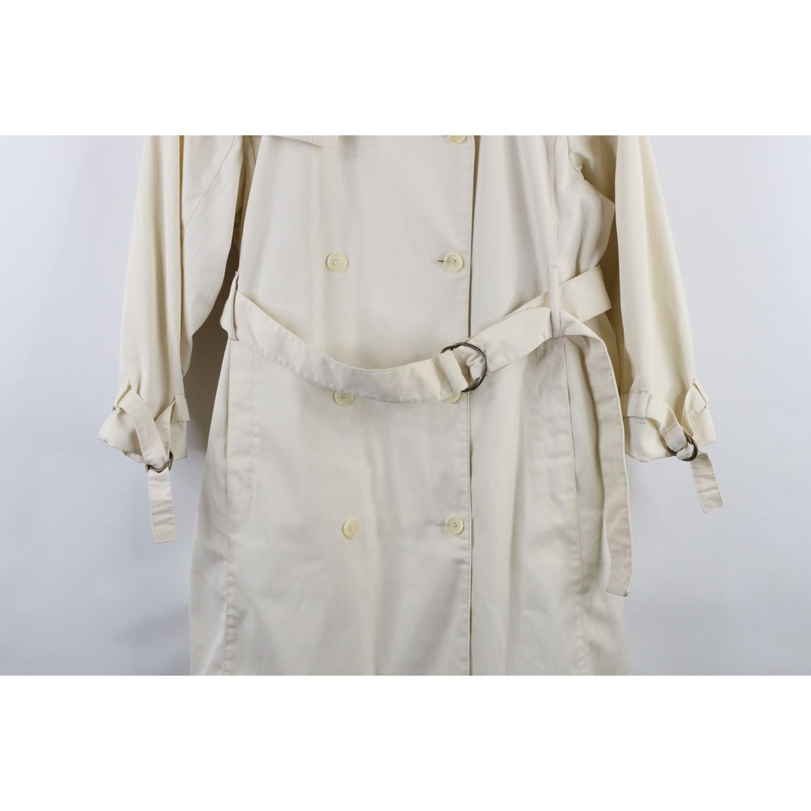 Vintage Vintage 70s Streetwear Double Breasted Belted Trench Coat Size L / US 10 / IT 46 - 3 Thumbnail
