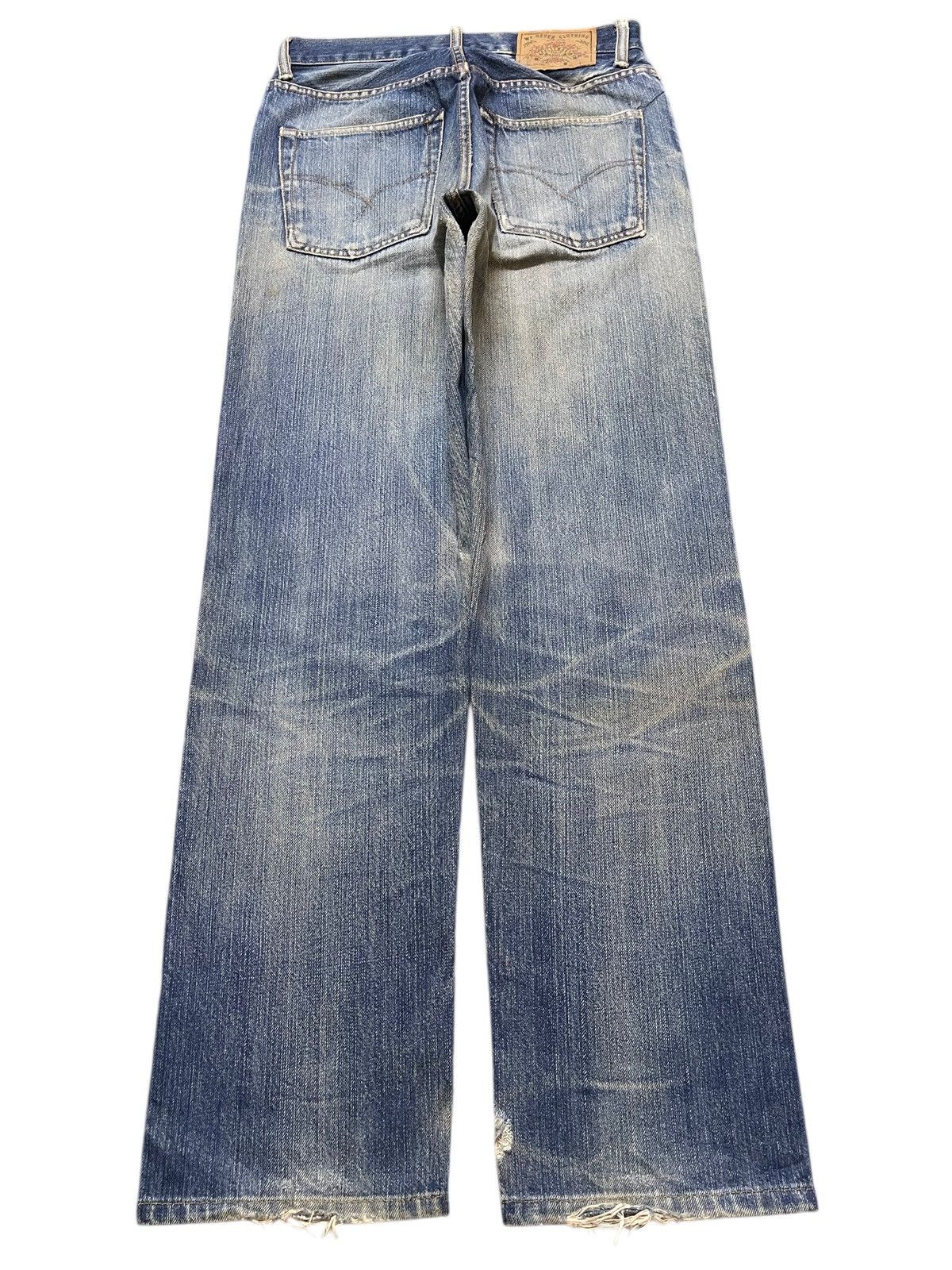 semanticdesign Vintage Japanese HR Market Mud Wash Faded Distressed Style Size US 28 / EU 44 - 2 Thumbnail
