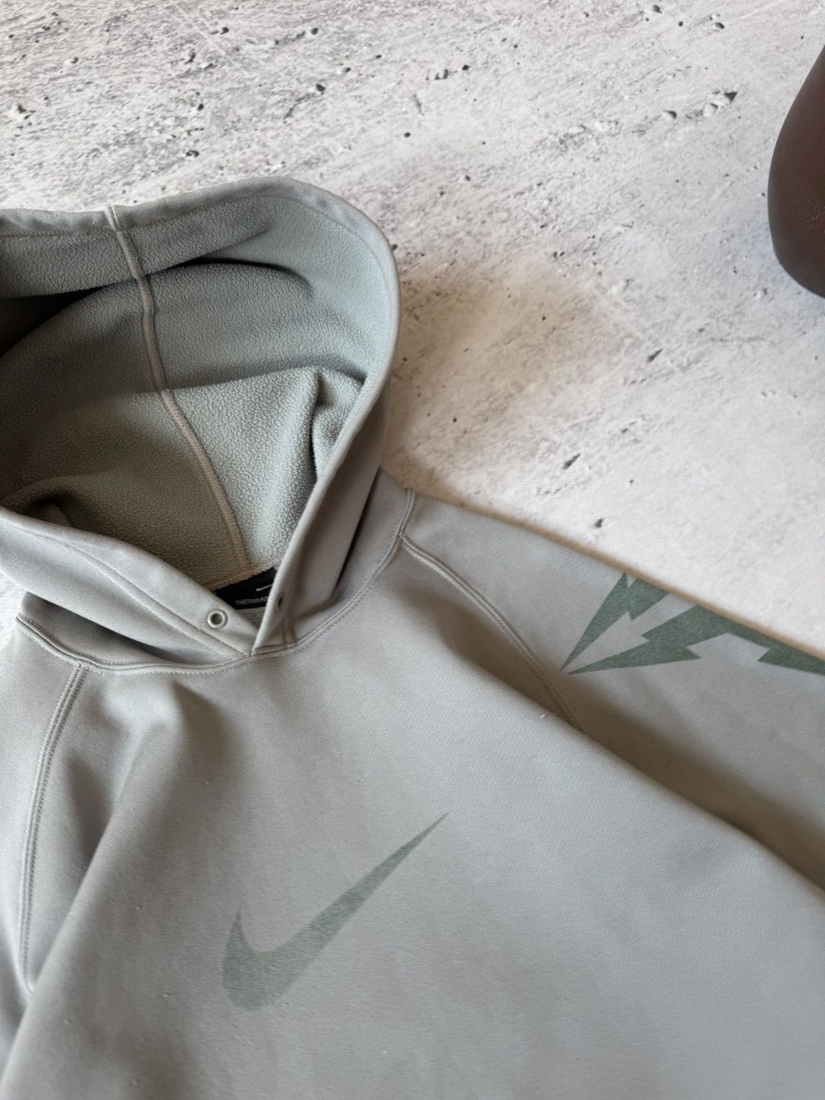 Nike × Vintage NIKE VINTAGE 00s y2k OVERSIZE BAGGY HOODIE CENTER LOGO Size US S / EU 44-46 / 1 - 6 Thumbnail