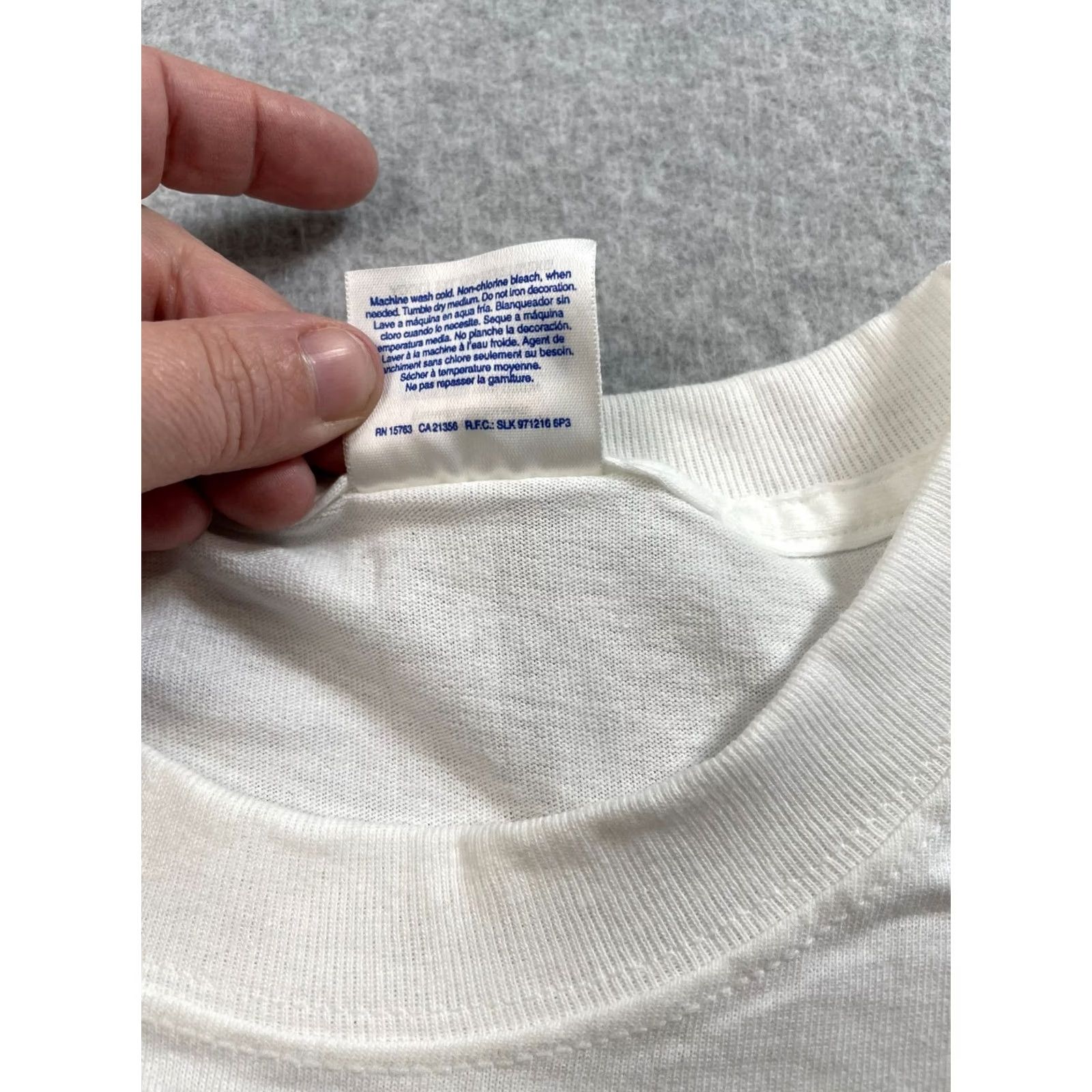 Hanes VINTAGE Hanes Fatburger Tshirt Men 2XL White Cotton Crew Neck Short Sleeve Cars 90s California Y2K Size US XXL / EU 58 / 5 - 6 Thumbnail