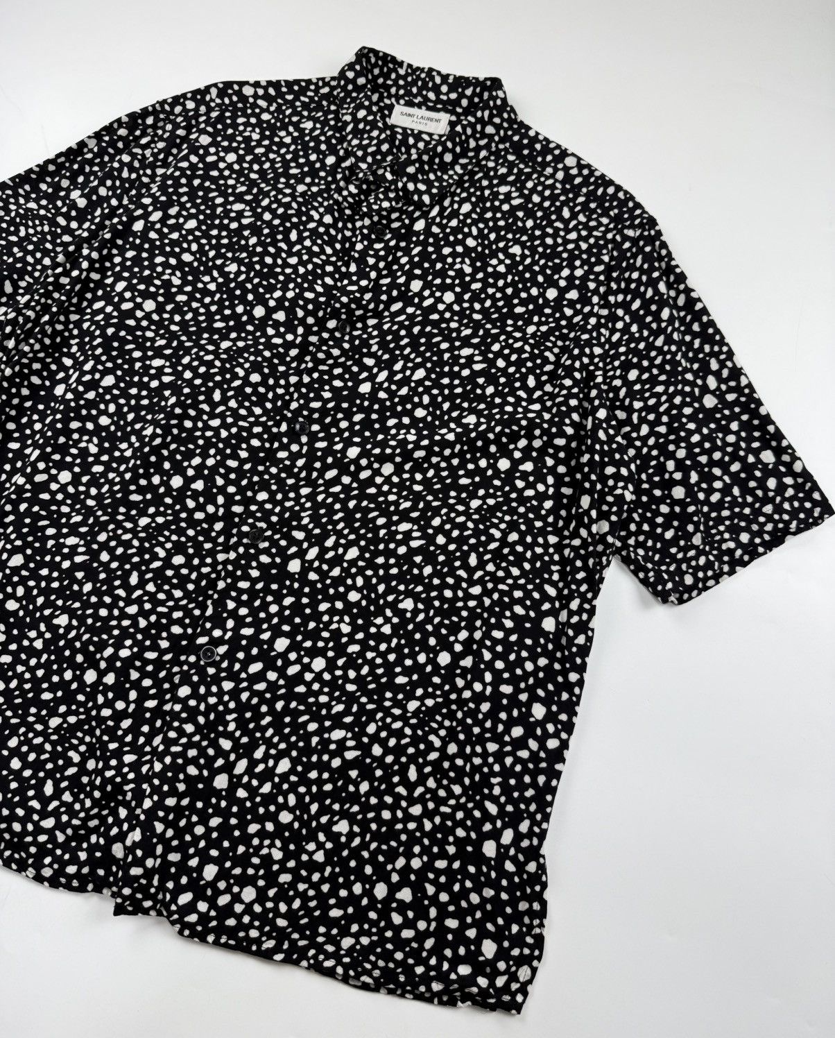 Saint Laurent Paris Saint Laurent Leopard Print Viscose Shirt Size US M / EU 48-50 / 2 - 4 Thumbnail