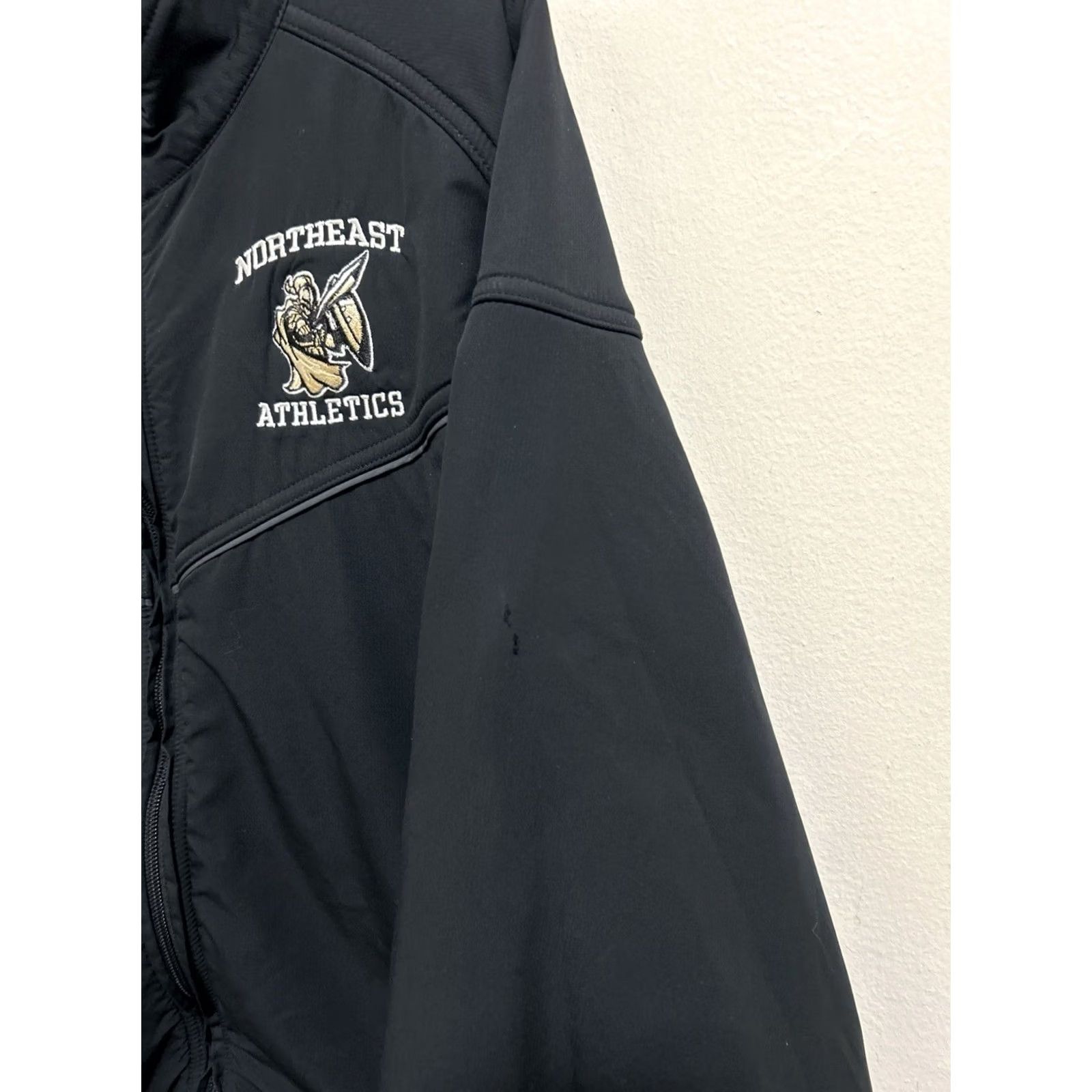 Nike Nike Mens Jacket Dugout Tech Full Zip Black Lined Polyester Fleece Regular XL 453352-010 Mens Size US M / EU 48-50 / 2 - 4 Thumbnail