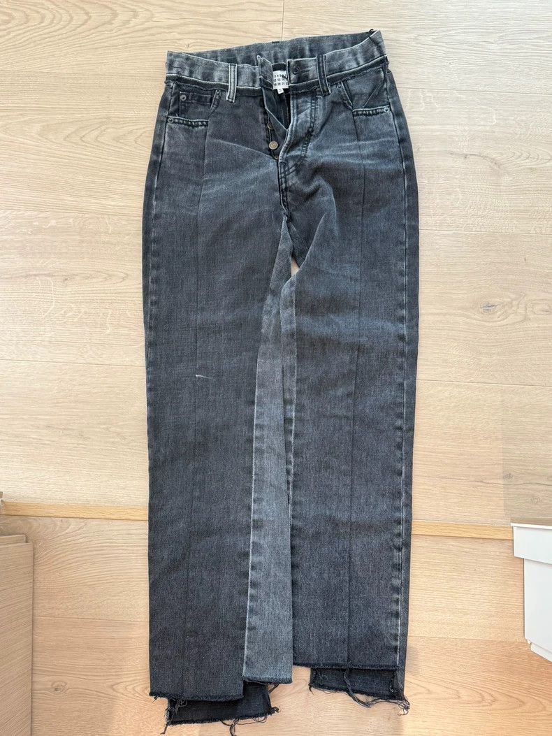 Maison Margiela Maison Margiela Stitched black jeans 2502-Nextarrow Size 24" / US 00 / IT 34 - 4 Thumbnail