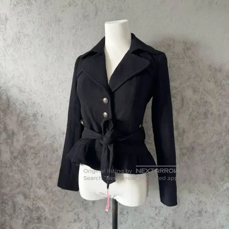 Burberry Burberry Black Wool Blend Short Coat for Women. Size S / US 4 / IT 40 - 3 Thumbnail