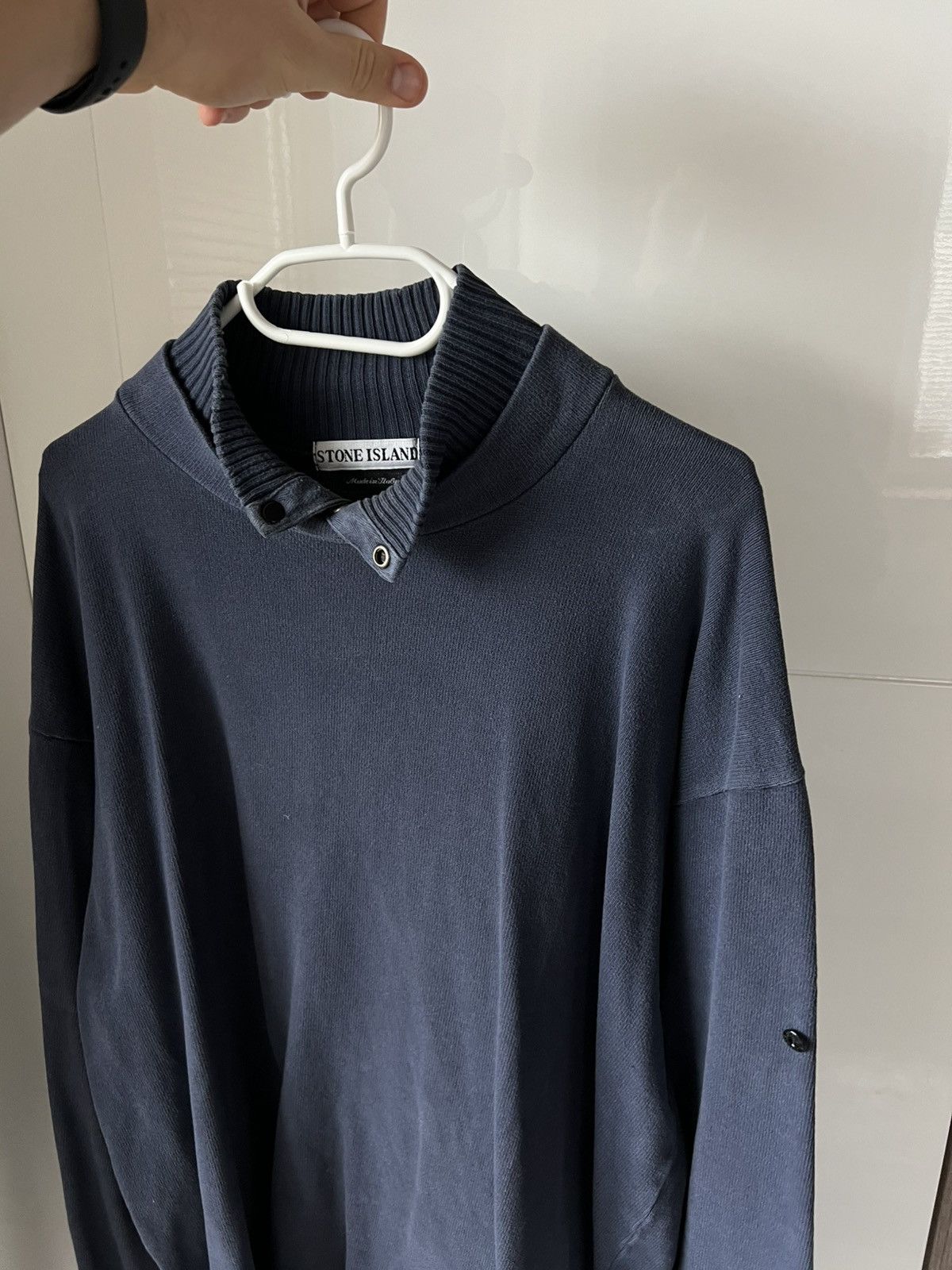 Stone Island Bery Rare Vintage Stone Island Men’s 90s High Neck Sweater Size US XL / EU 56 / 4 - 2 Thumbnail