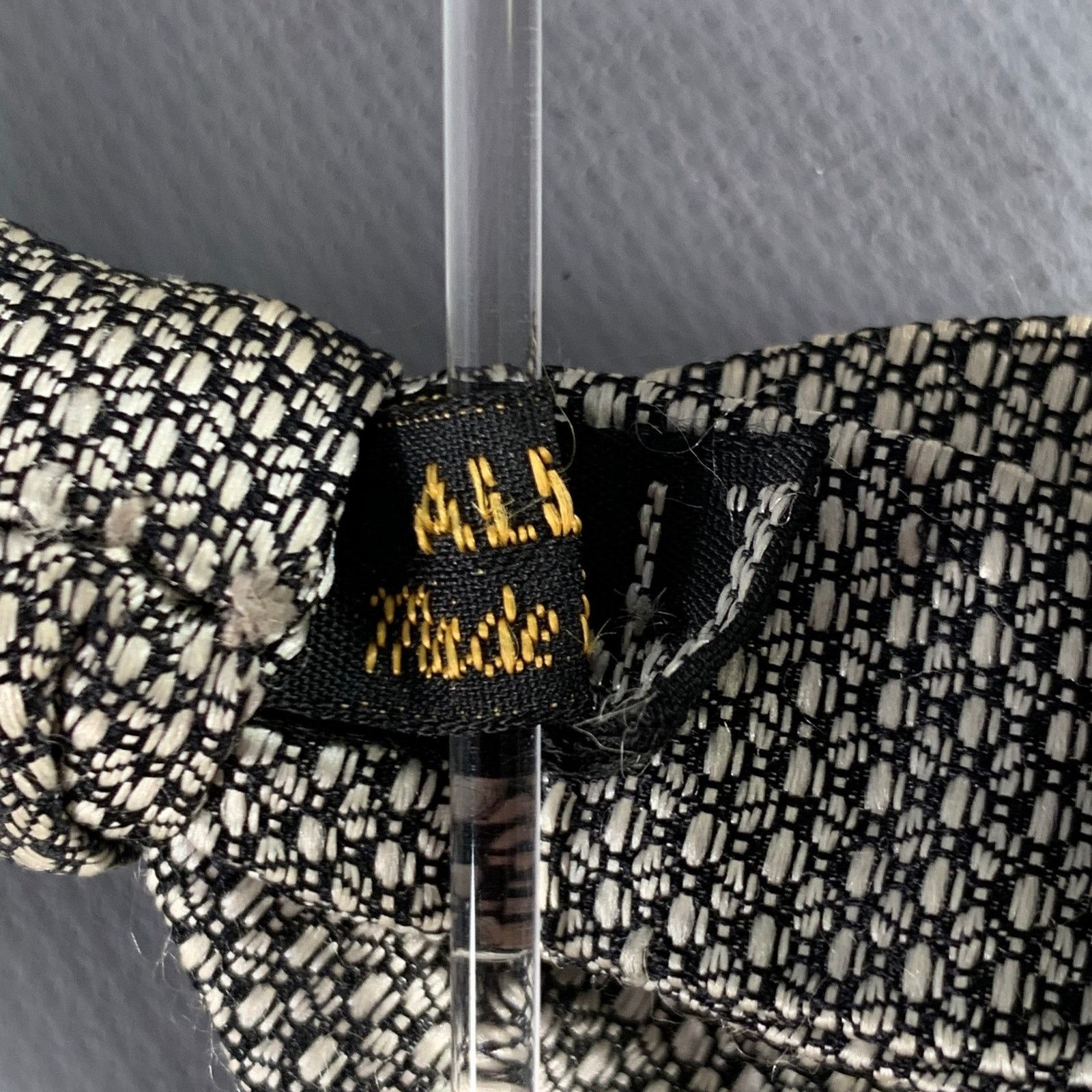 Other DUNHILL Black White Woven Silk Bow Tie Size ONE SIZE - 3 Thumbnail