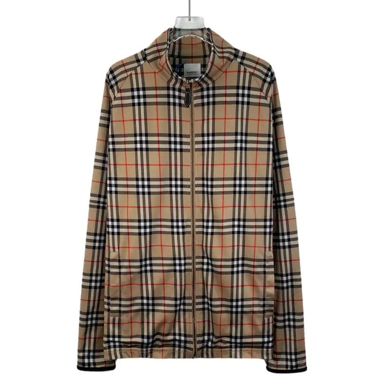Burberry Burberry Brown Polyester Men's Jacket Size US L / EU 52-54 / 3 - 1 Thumbnail
