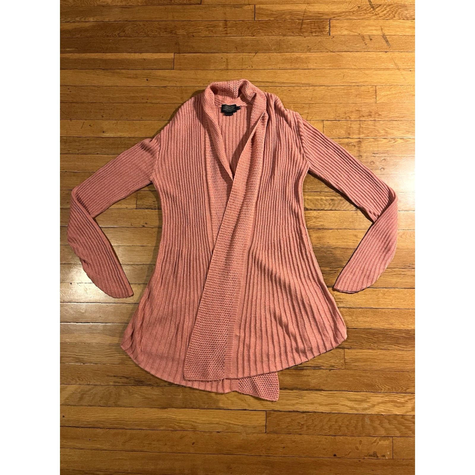 Pendleton VINTAGE Pendleton Cardigan Sweater Women’s M Pink Ribbed Long Open Size M / US 6-8 / IT 42-44 - 2 Thumbnail
