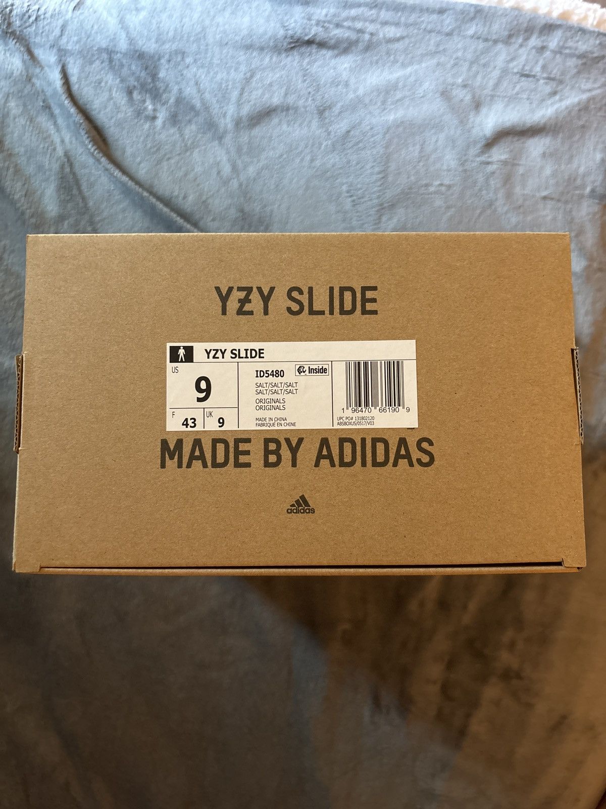 Adidas × Kanye West YZY x Adidas Slide Salt Size US 9 / EU 42 - 2 Thumbnail