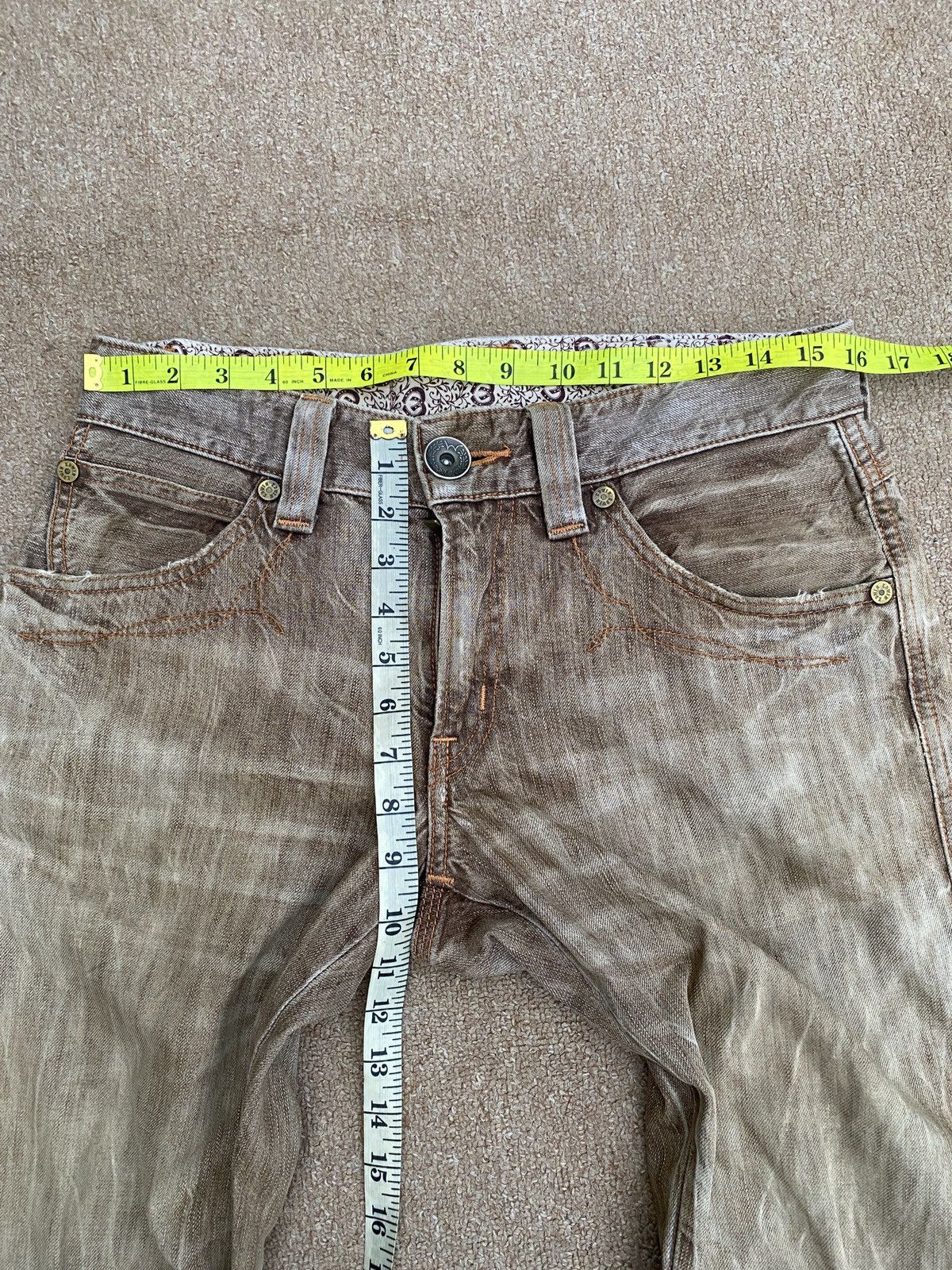 14th Addiction × Edwin × Vintage Vintage edwin blue trip loose cut denim Size US 30 / EU 46 - 6 Thumbnail