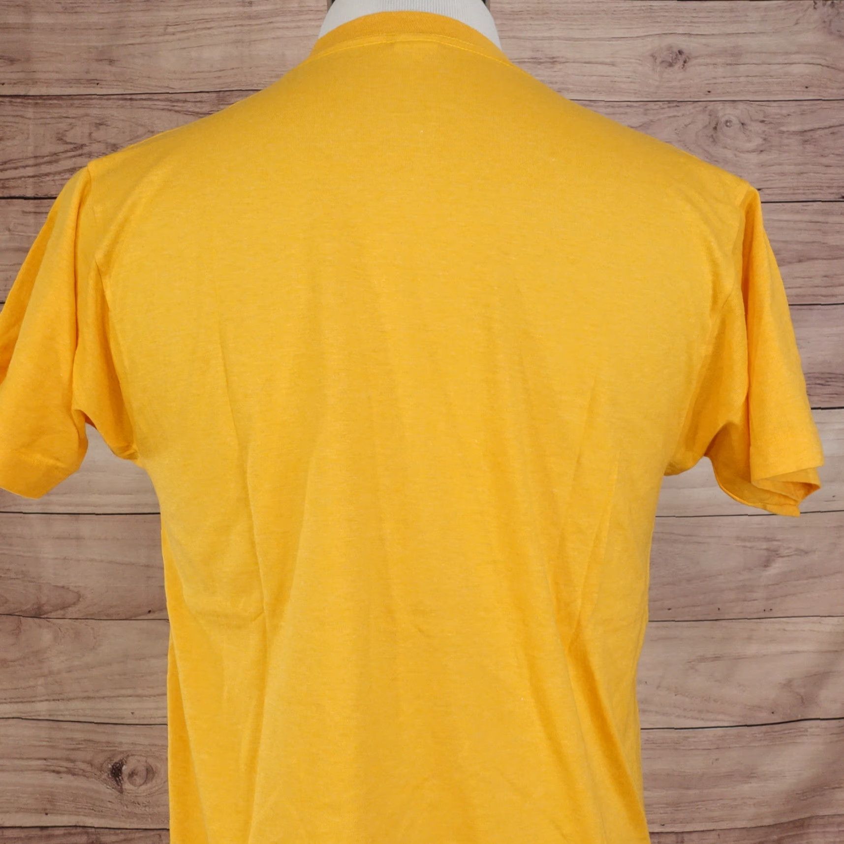 Vintage Vintage 1980s Screen Stars Mighty Mud Mania USA Single Stitch T-Shirt Sz L Unisex Cotton Yellow Summer Retro Size US L / EU 52-54 / 3 - 5 Thumbnail