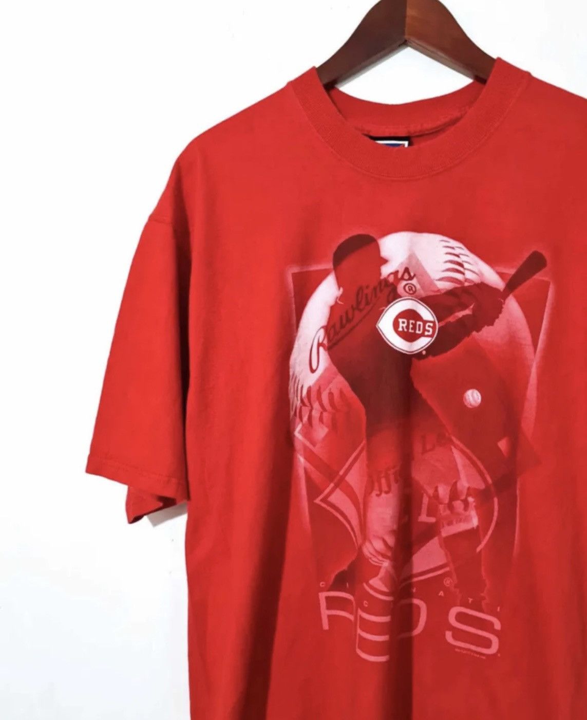 Vintage Pro player vintage XL tshirt cincinnati reds 1999 official Size US XL / EU 56 / 4 - 2 Thumbnail