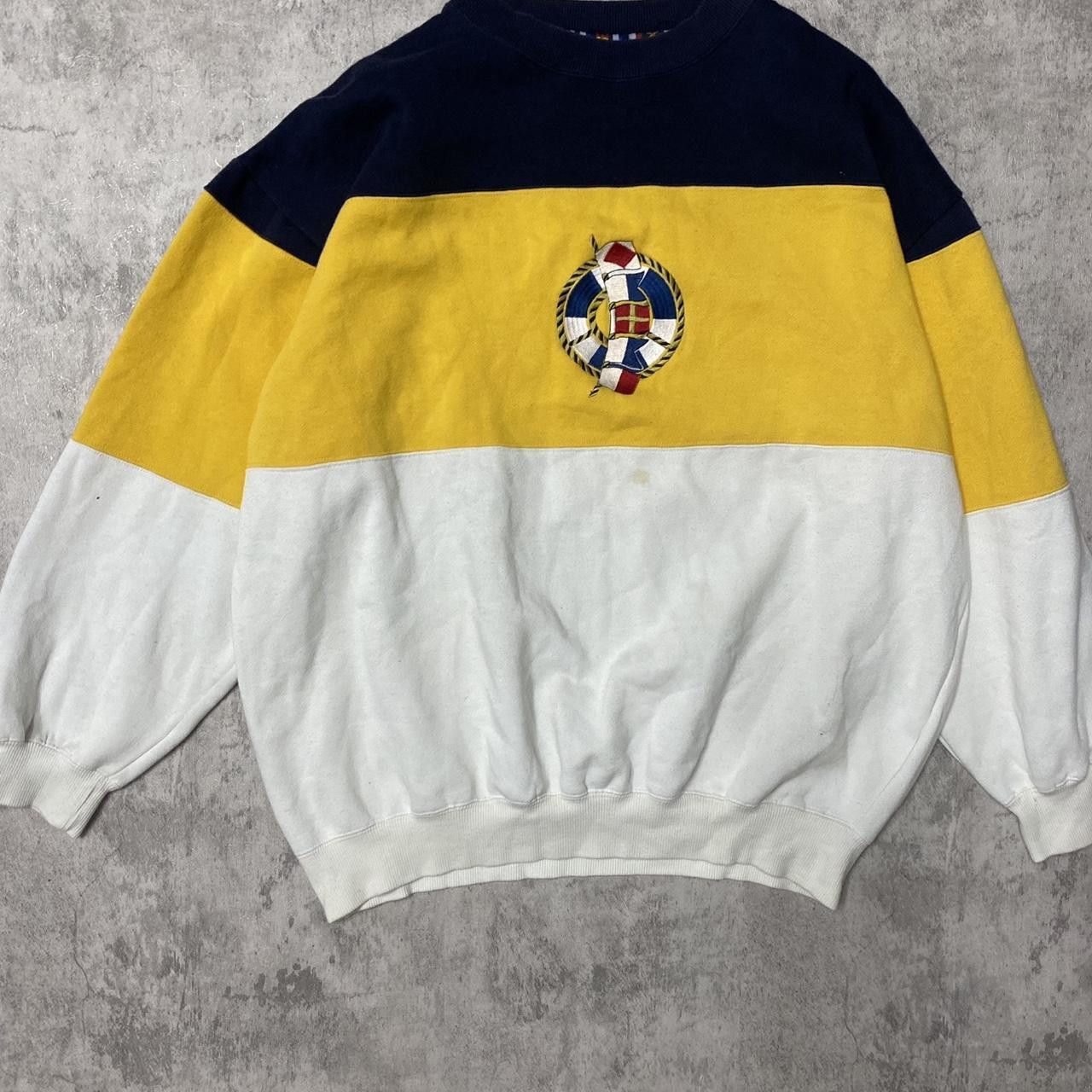 Other hoodie embroidered logo navy and yellow Size US XL / EU 56 / 4 - 1 Thumbnail
