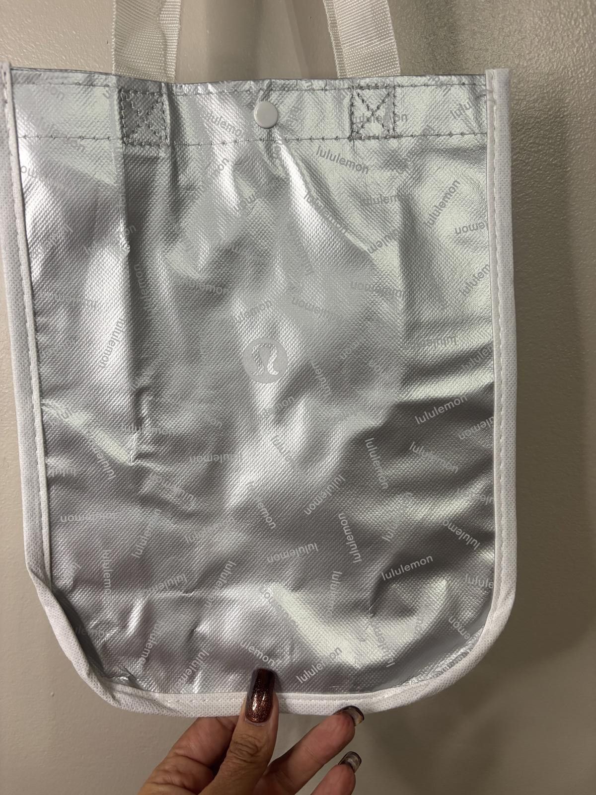 Lululemon Silver Tote Bag - Eco-Friendly Design, Women's