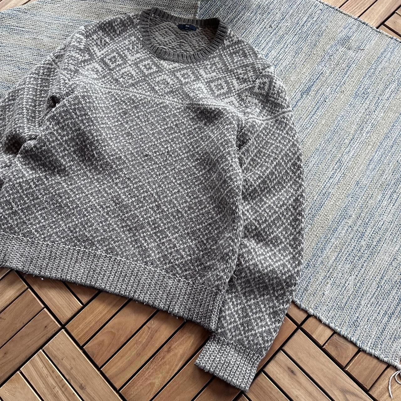 Gap Vintage Y2K Gap Printed Knitted Jumper Size US L / EU 52-54 / 3 - 2 Thumbnail