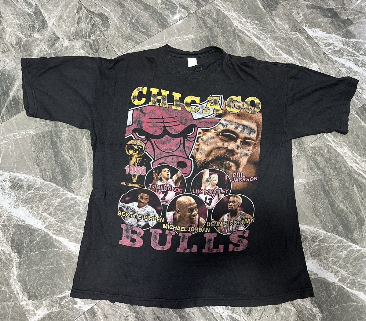 Vintage Vintage Chicago bulls raptee Size US XL / EU 56 / 4 - 1 Thumbnail