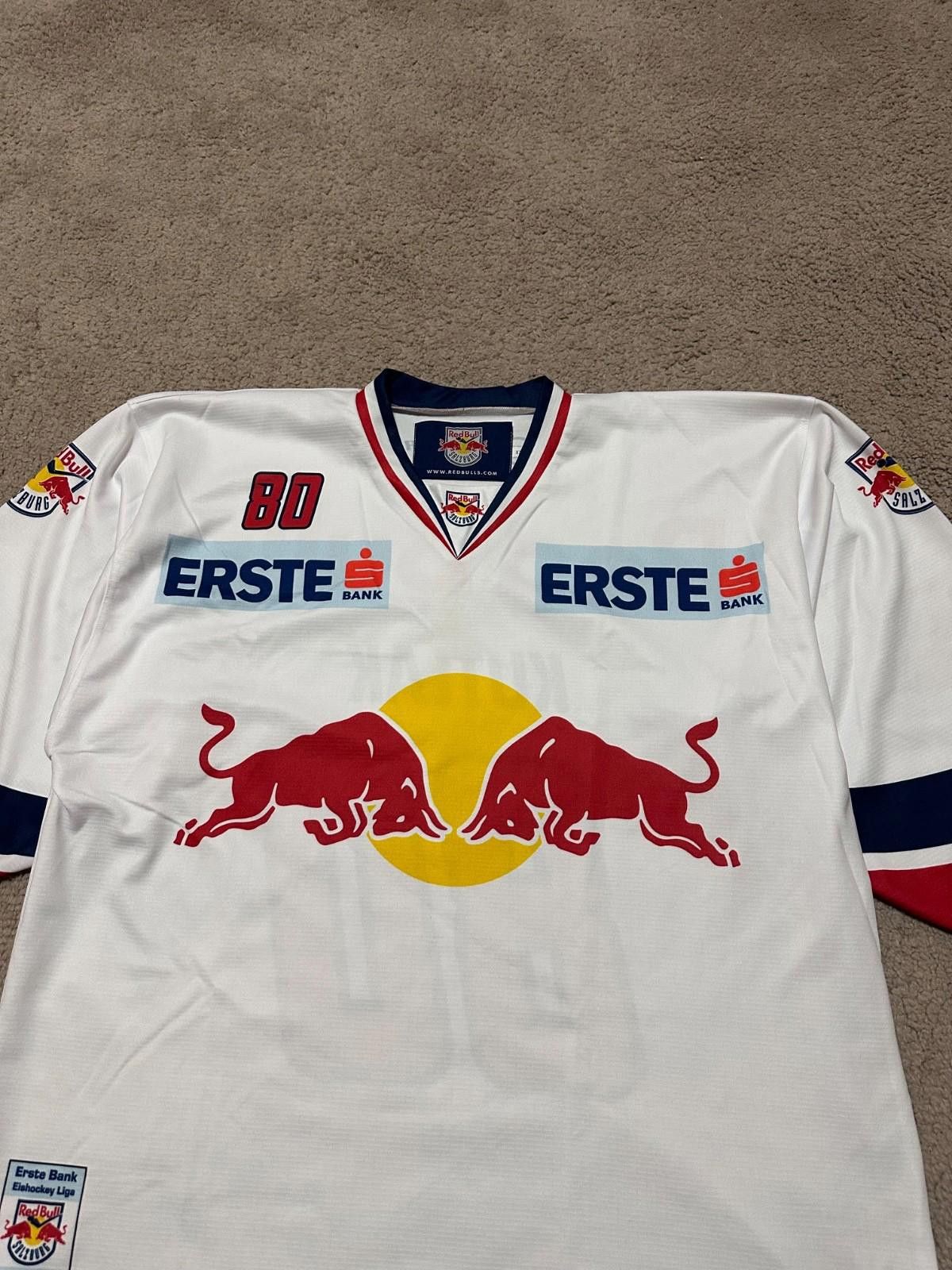 Warrior RED BULL SALZBURG 80 KUTLAK 2017/18 ICE HOCKEY SHIRT JERSEY Size US XXL / EU 58 / 5 - 4 Thumbnail