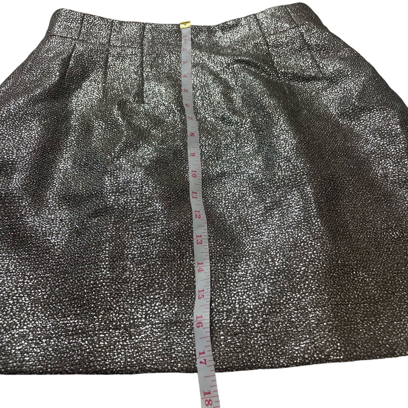 H&M NWOT H&M Metallic Skirt Size 28" / US 6 / IT 42 - 7 Thumbnail