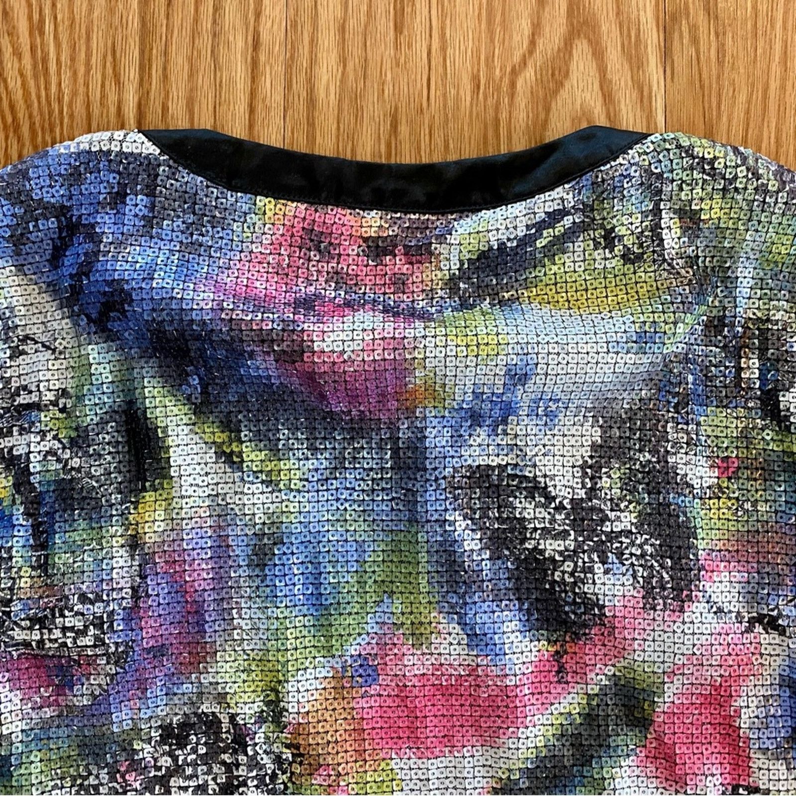 Other Michael Simon Sequin Purple Jacket Womens 1X Plus Size Size XL / US 12-14 / IT 48-50 - 12 Thumbnail