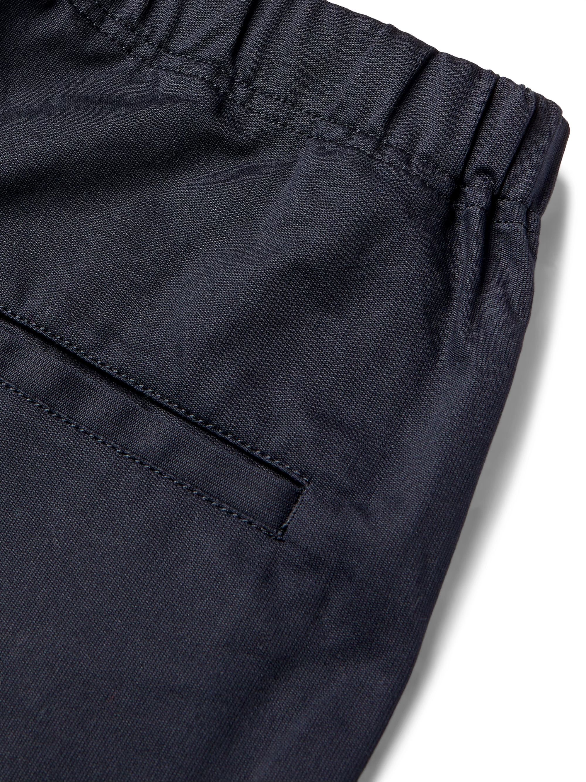 Chimala Tapered Belted Pleated Cotton-Poplin Trousers Size US 34 / EU 50 - 6 Thumbnail