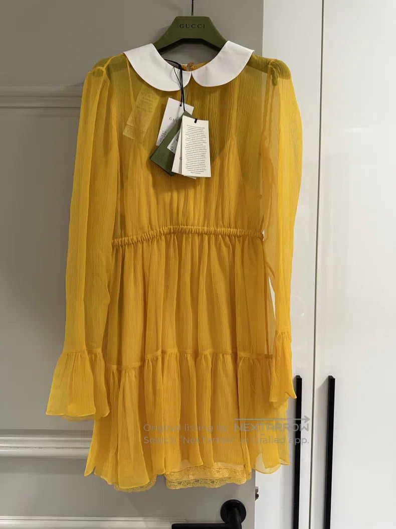 Gucci Gucci Silk chiffon dress Size XS / US 0-2 / IT 36-38 - 2 Thumbnail