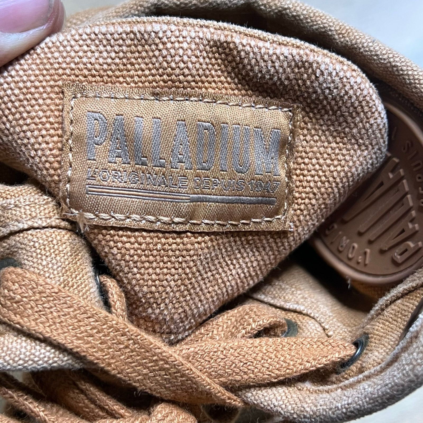 Palladium Palladium Pampa Hi Canvas Boots Brown Lace Up Military 7.5 Size US 7.5 / EU 40-41 - 14 Thumbnail